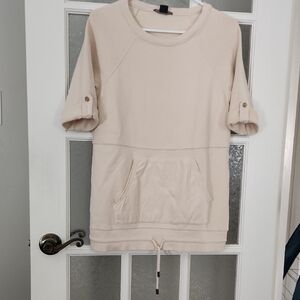 Armani Exchange Cream Knit Pullover